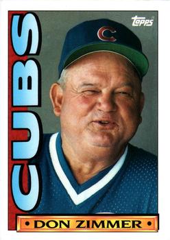 1990 Topps TV Chicago Cubs #1 Don Zimmer Front