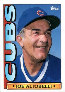 1990 Topps TV Chicago Cubs #2 Joe Altobelli Front