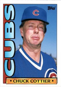 1990 Topps TV Chicago Cubs #3 Chuck Cottier Front