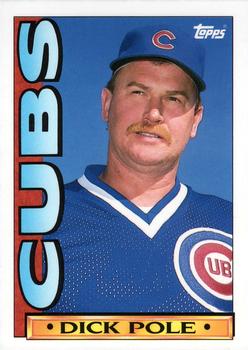 1990 Topps TV Chicago Cubs #5 Dick Pole Front