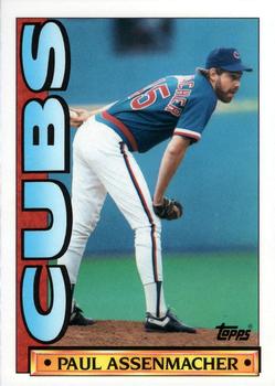 1990 Topps TV Chicago Cubs #7 Paul Assenmacher Front
