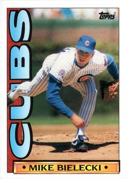 1990 Topps TV Chicago Cubs #8 Mike Bielecki Front