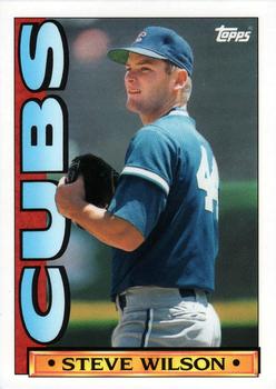 1990 Topps TV Chicago Cubs #18 Steve Wilson Front