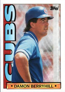 1990 Topps TV Chicago Cubs #19 Damon Berryhill Front