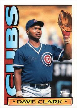 1990 Topps TV Chicago Cubs #29 Dave Clark Front
