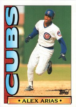 1990 Topps TV Chicago Cubs #36 Alex Arias Front