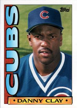 1990 Topps TV Chicago Cubs #40 Danny Clay Front