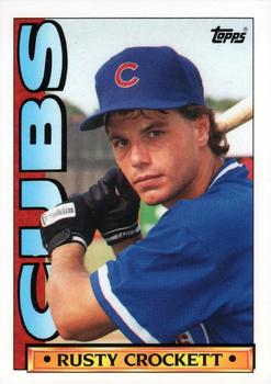 1990 Topps TV Chicago Cubs #41 Rusty Crockett Front