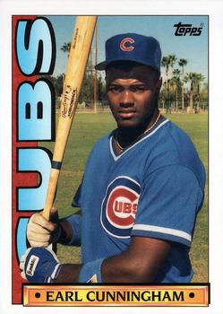 1990 Topps TV Chicago Cubs #42 Earl Cunningham Front
