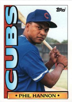 1990 Topps TV Chicago Cubs #47 Phil Hannon Front