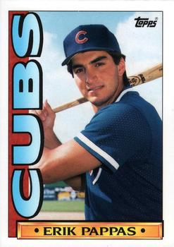 1990 Topps TV Chicago Cubs #55 Erik Pappas Front