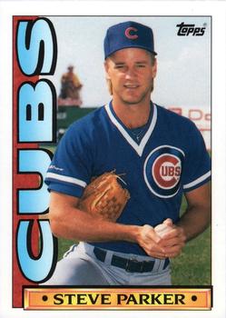 1990 Topps TV Chicago Cubs #56 Steve Parker Front
