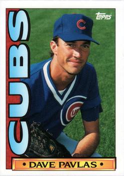 1990 Topps TV Chicago Cubs #57 Dave Pavlas Front