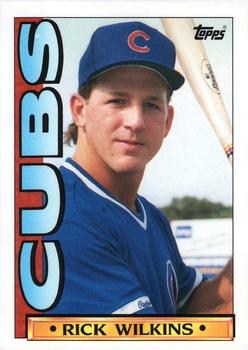 1990 Topps TV Chicago Cubs #63 Rick Wilkins Front
