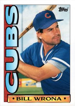 1990 Topps TV Chicago Cubs #65 Bill Wrona Front
