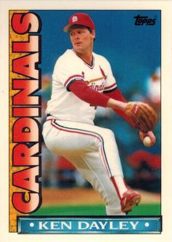 1990 Topps TV St. Louis Cardinals #10 Ken Dayley Front