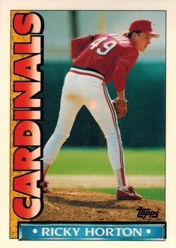 1990 Topps TV St. Louis Cardinals #15 Ricky Horton Front