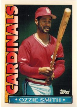 1990 Topps TV St. Louis Cardinals #29 Ozzie Smith Front
