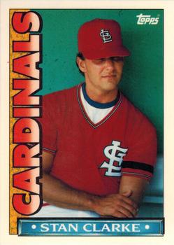 1990 Topps TV St. Louis Cardinals #42 Stan Clarke Front
