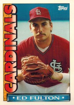 1990 Topps TV St. Louis Cardinals #49 Ed Fulton Front