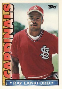 1990 Topps TV St. Louis Cardinals #53 Ray Lankford Front