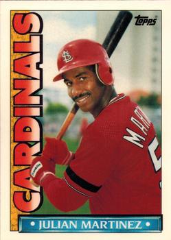 1990 Topps TV St. Louis Cardinals #54 Julian Martinez Front