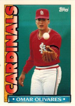 1990 Topps TV St. Louis Cardinals #58 Omar Olivares Front
