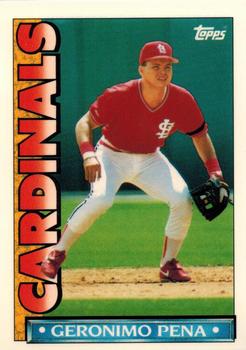 1990 Topps TV St. Louis Cardinals #59 Geronimo Pena Front