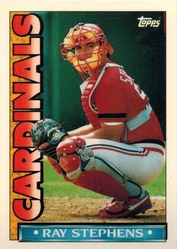 1990 Topps TV St. Louis Cardinals #65 Ray Stephens Front