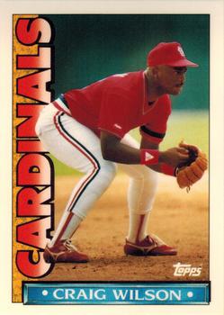 1990 Topps TV St. Louis Cardinals #66 Craig Wilson Front