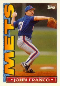 1990 Topps TV New York Mets #11 John Franco Front