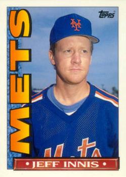 1990 Topps TV New York Mets #13 Jeff Innis Front