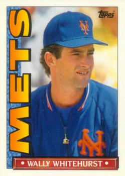 1990 Topps TV New York Mets #19 Wally Whitehurst Front