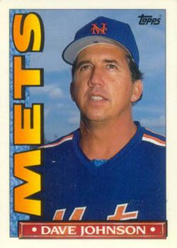 1990 Topps TV New York Mets #1 Dave Johnson Front