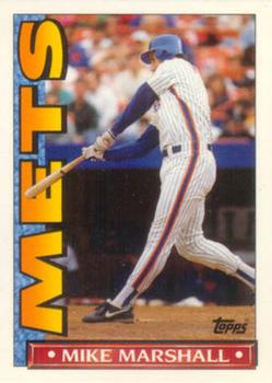 1990 Topps TV New York Mets #27 Mike Marshall Front