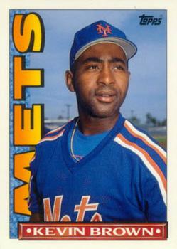 1990 Topps TV New York Mets #38 Kevin D. Brown Front