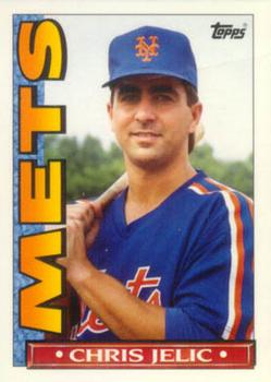 1990 Topps TV New York Mets #48 Chris Jelic Front