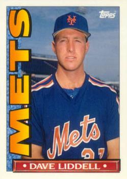 1990 Topps TV New York Mets #49 Dave Liddell Front