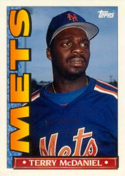 1990 Topps TV New York Mets #50 Terry McDaniel Front