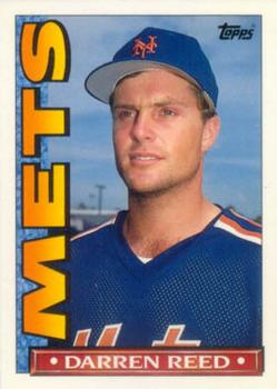 1990 Topps TV New York Mets #54 Darren Reed Front