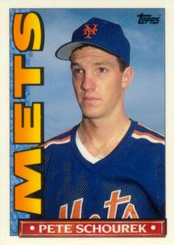1990 Topps TV New York Mets #59 Pete Schourek Front