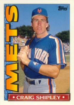 1990 Topps TV New York Mets #60 Craig Shipley Front