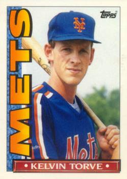 1990 Topps TV New York Mets #63 Kelvin Torve Front