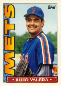 1990 Topps TV New York Mets #65 Julio Valera Front