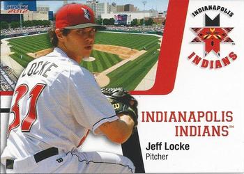2012 Choice Indianapolis Indians #15 Jeff Locke Front