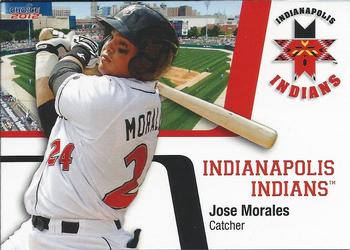 2012 Choice Indianapolis Indians #19 Jose Morales Front