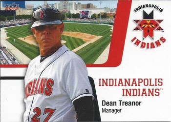 2012 Choice Indianapolis Indians #25 Dean Treanor Front