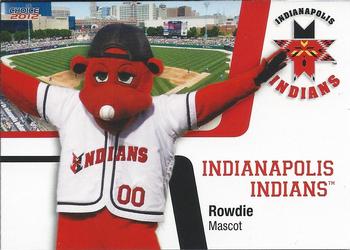 2012 Choice Indianapolis Indians #30 Rowdie Front