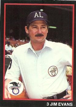1988 T&M Sports Umpires #13 Jim Evans Front