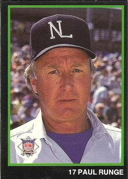 1988 T&M Sports Umpires #17 Paul Runge Front